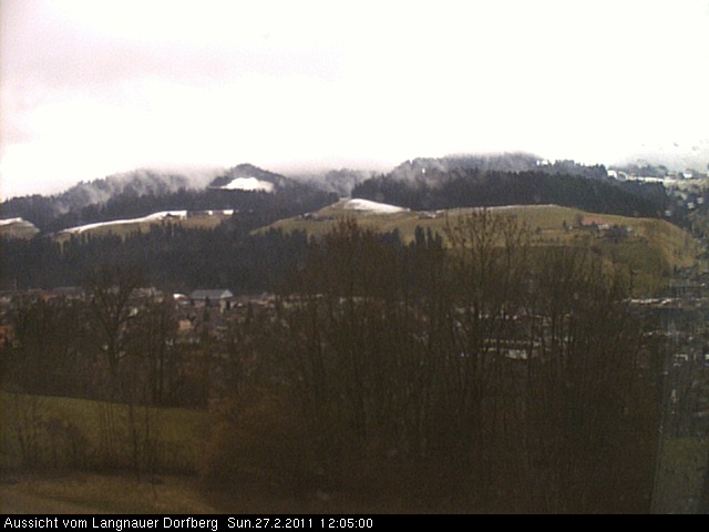 Webcam-Bild: Aussicht vom Dorfberg in Langnau 20110227-120500