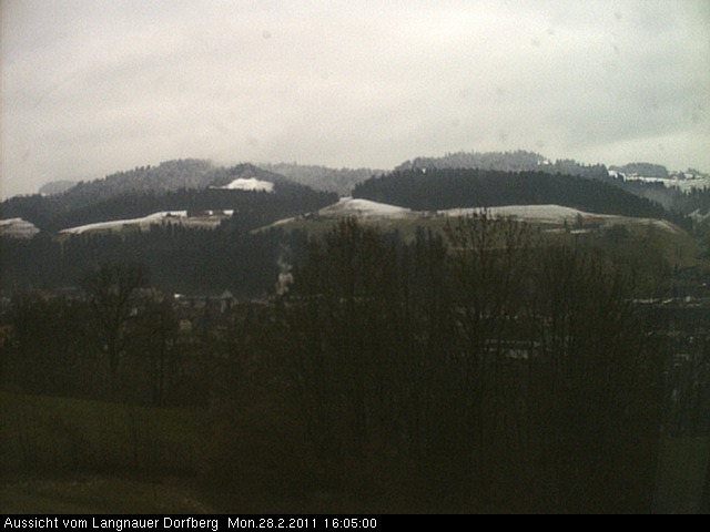 Webcam-Bild: Aussicht vom Dorfberg in Langnau 20110228-160500