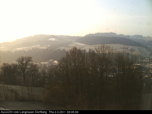 Webcam-Bild: Aussicht vom Dorfberg in Langnau 20110303-080500