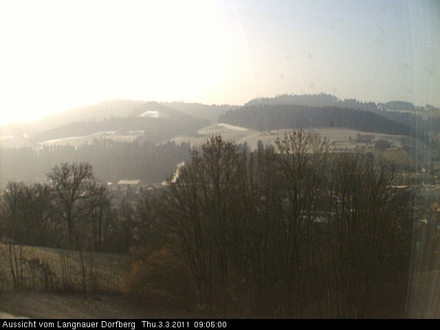 Webcam-Bild: Aussicht vom Dorfberg in Langnau 20110303-090500
