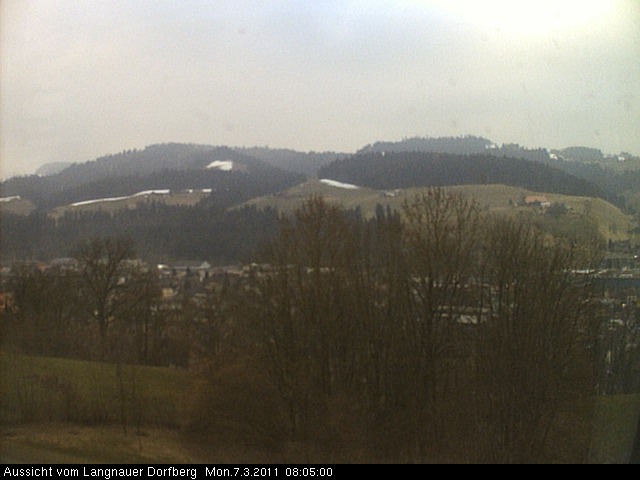 Webcam-Bild: Aussicht vom Dorfberg in Langnau 20110307-080500