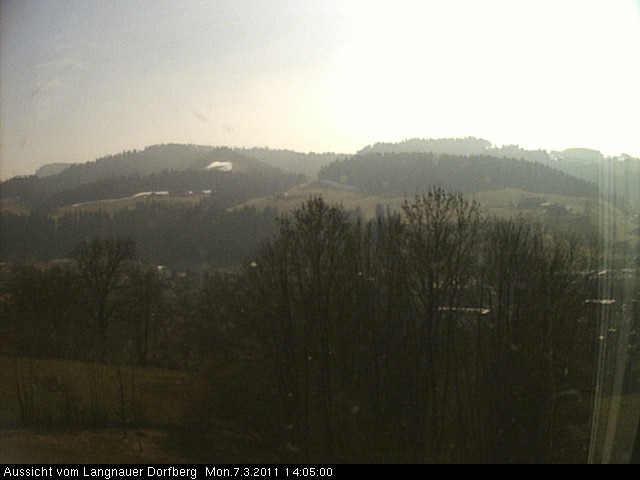 Webcam-Bild: Aussicht vom Dorfberg in Langnau 20110307-140500