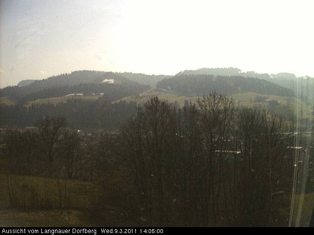 Webcam-Bild: Aussicht vom Dorfberg in Langnau 20110309-140500