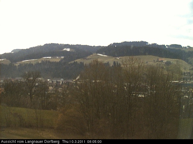 Webcam-Bild: Aussicht vom Dorfberg in Langnau 20110310-080500