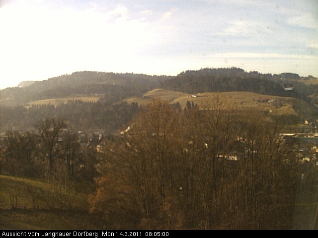 Webcam-Bild: Aussicht vom Dorfberg in Langnau 20110314-080500