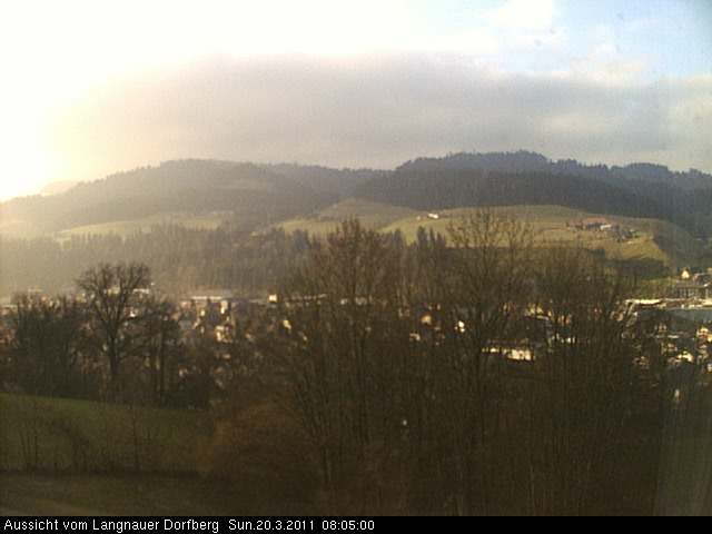 Webcam-Bild: Aussicht vom Dorfberg in Langnau 20110320-080500