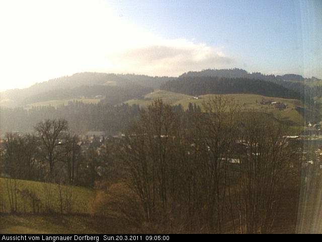 Webcam-Bild: Aussicht vom Dorfberg in Langnau 20110320-090500