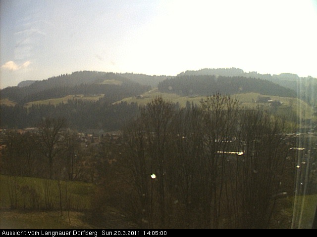 Webcam-Bild: Aussicht vom Dorfberg in Langnau 20110320-140500
