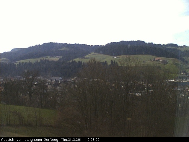 Webcam-Bild: Aussicht vom Dorfberg in Langnau 20110331-100500