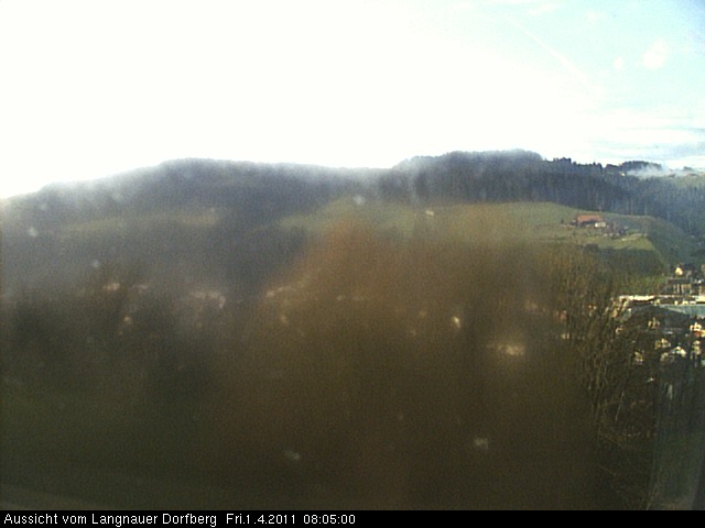 Webcam-Bild: Aussicht vom Dorfberg in Langnau 20110401-080500