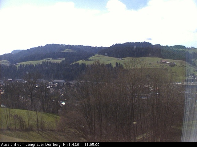 Webcam-Bild: Aussicht vom Dorfberg in Langnau 20110401-110500