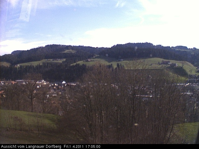 Webcam-Bild: Aussicht vom Dorfberg in Langnau 20110401-170500