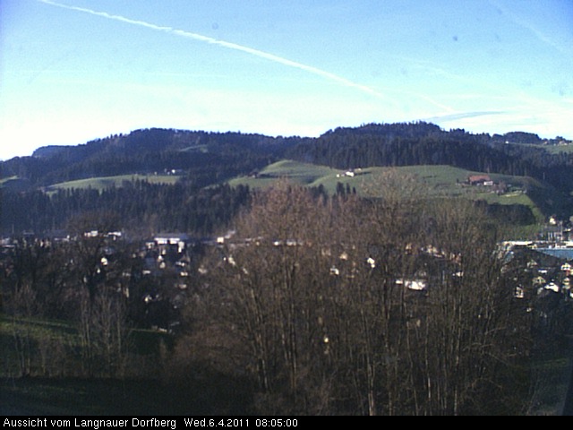 Webcam-Bild: Aussicht vom Dorfberg in Langnau 20110406-080500
