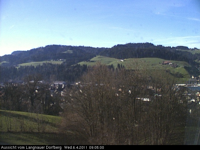 Webcam-Bild: Aussicht vom Dorfberg in Langnau 20110406-090500