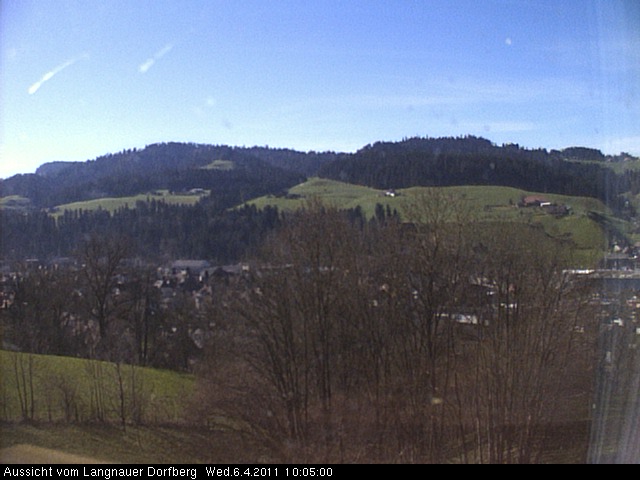Webcam-Bild: Aussicht vom Dorfberg in Langnau 20110406-100500