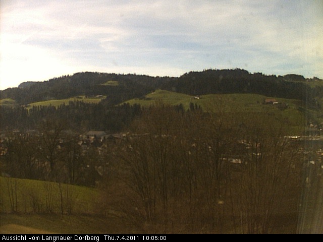 Webcam-Bild: Aussicht vom Dorfberg in Langnau 20110407-100500