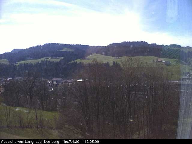 Webcam-Bild: Aussicht vom Dorfberg in Langnau 20110407-120500