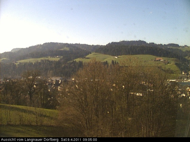 Webcam-Bild: Aussicht vom Dorfberg in Langnau 20110409-090500