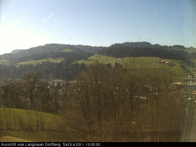 Webcam-Bild: Aussicht vom Dorfberg in Langnau 20110409-100500