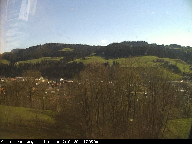 Webcam-Bild: Aussicht vom Dorfberg in Langnau 20110409-170500
