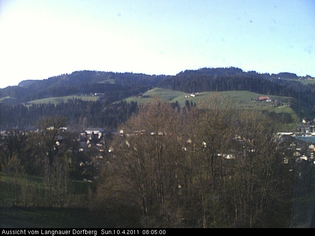 Webcam-Bild: Aussicht vom Dorfberg in Langnau 20110410-080500