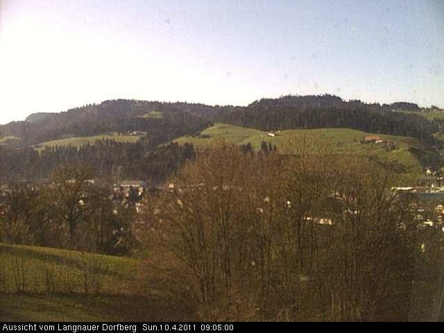 Webcam-Bild: Aussicht vom Dorfberg in Langnau 20110410-090500