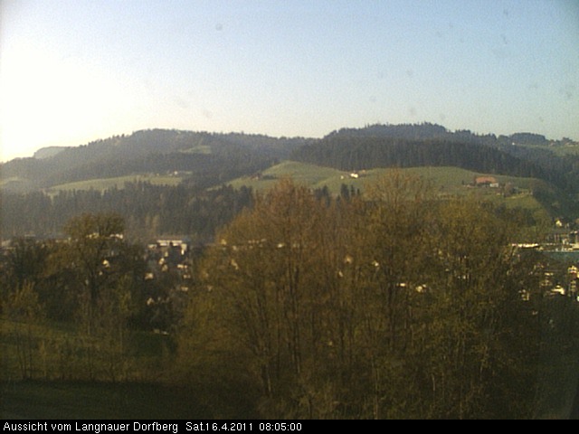 Webcam-Bild: Aussicht vom Dorfberg in Langnau 20110416-080500