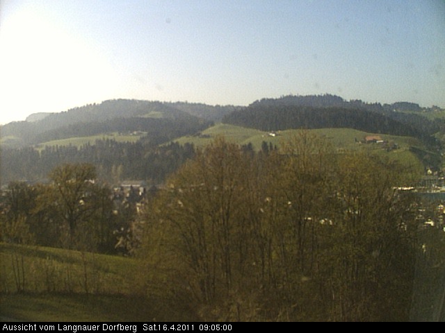 Webcam-Bild: Aussicht vom Dorfberg in Langnau 20110416-090500