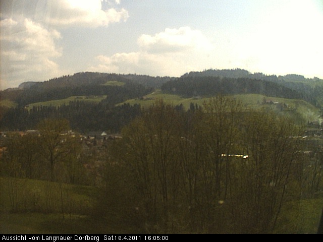 Webcam-Bild: Aussicht vom Dorfberg in Langnau 20110416-160500