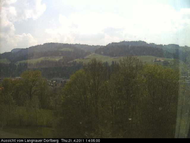 Webcam-Bild: Aussicht vom Dorfberg in Langnau 20110421-140500