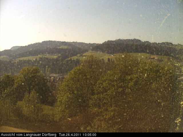 Webcam-Bild: Aussicht vom Dorfberg in Langnau 20110426-100500