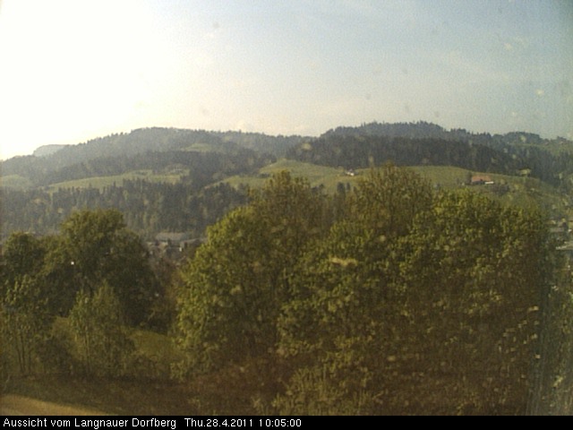 Webcam-Bild: Aussicht vom Dorfberg in Langnau 20110428-100500