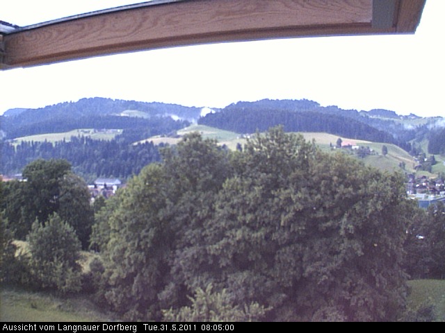 Webcam-Bild: Aussicht vom Dorfberg in Langnau 20110531-080500