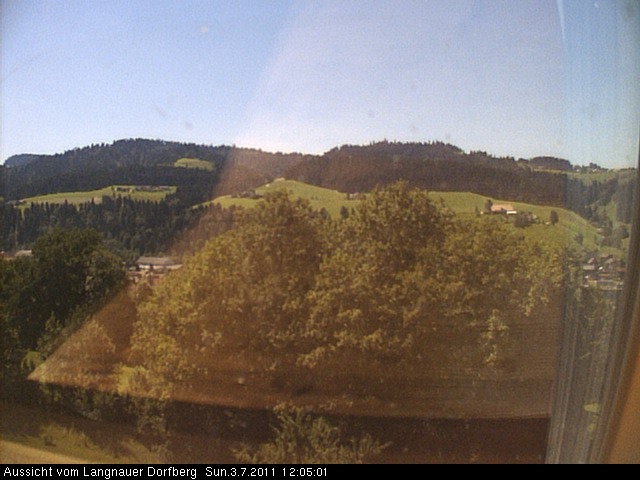 Webcam-Bild: Aussicht vom Dorfberg in Langnau 20110703-120501