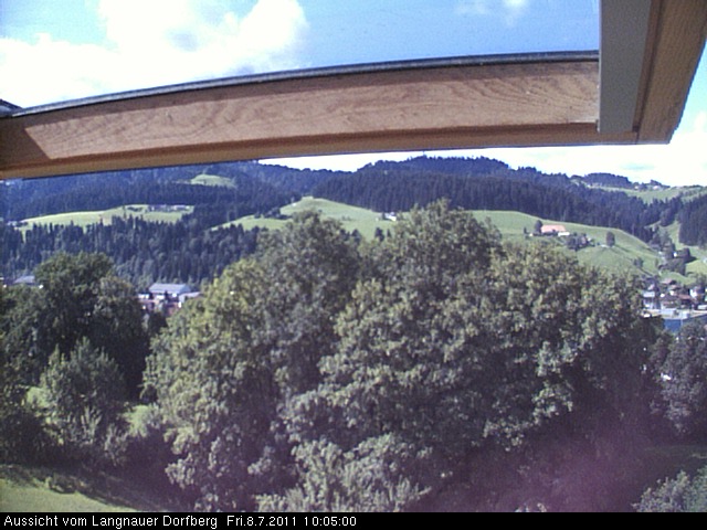 Webcam-Bild: Aussicht vom Dorfberg in Langnau 20110708-100500