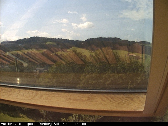 Webcam-Bild: Aussicht vom Dorfberg in Langnau 20110709-110500