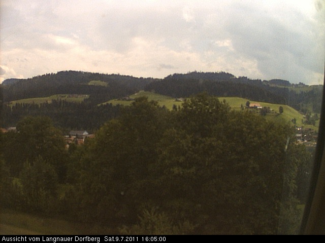 Webcam-Bild: Aussicht vom Dorfberg in Langnau 20110709-160500