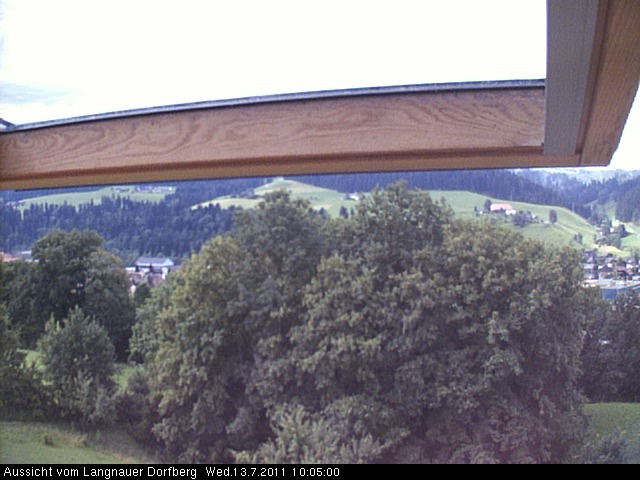 Webcam-Bild: Aussicht vom Dorfberg in Langnau 20110713-100500