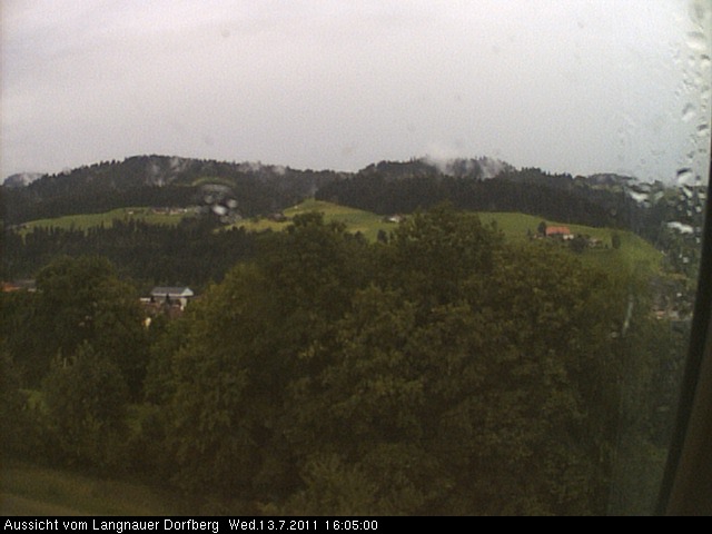 Webcam-Bild: Aussicht vom Dorfberg in Langnau 20110713-160500