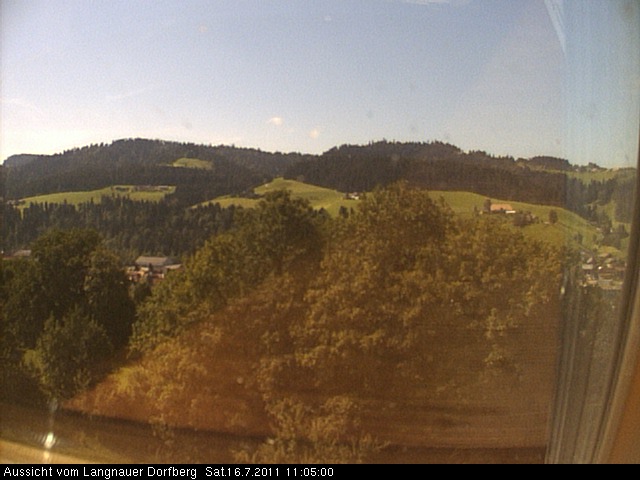 Webcam-Bild: Aussicht vom Dorfberg in Langnau 20110716-110500