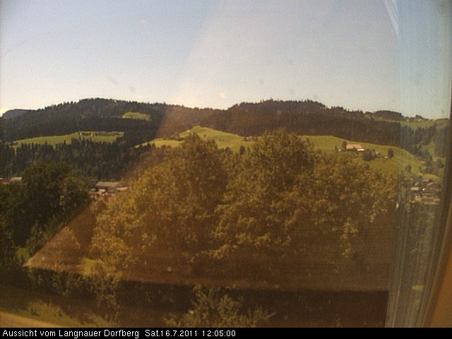 Webcam-Bild: Aussicht vom Dorfberg in Langnau 20110716-120500