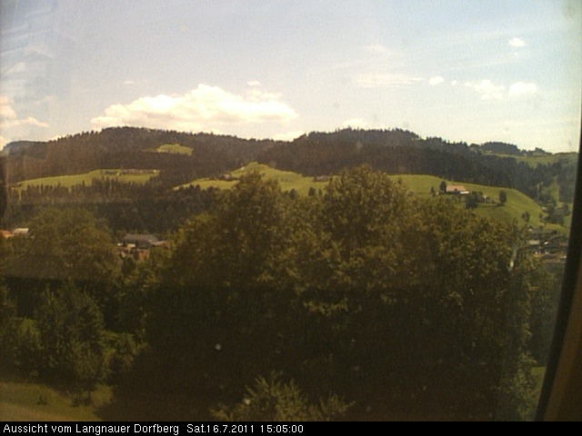 Webcam-Bild: Aussicht vom Dorfberg in Langnau 20110716-150500