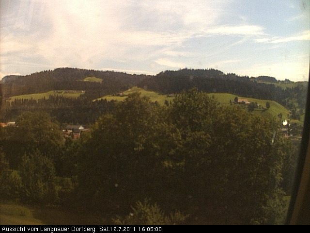 Webcam-Bild: Aussicht vom Dorfberg in Langnau 20110716-160500