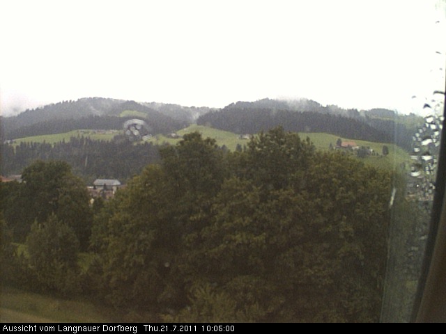 Webcam-Bild: Aussicht vom Dorfberg in Langnau 20110721-100500