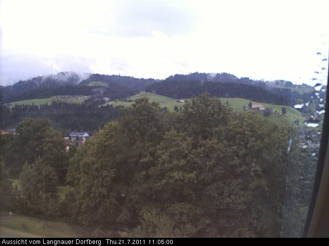 Webcam-Bild: Aussicht vom Dorfberg in Langnau 20110721-110500