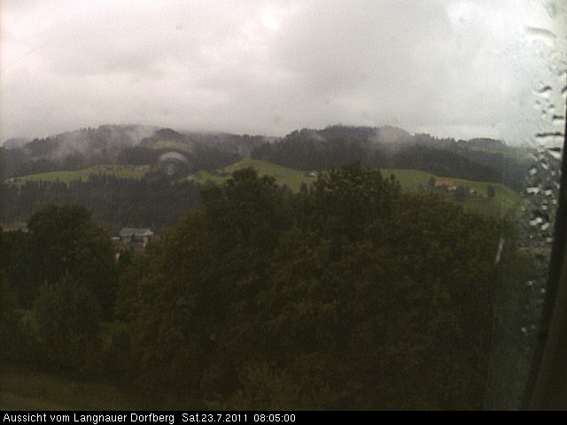 Webcam-Bild: Aussicht vom Dorfberg in Langnau 20110723-080500