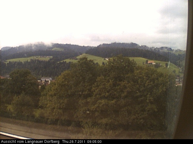 Webcam-Bild: Aussicht vom Dorfberg in Langnau 20110728-090500