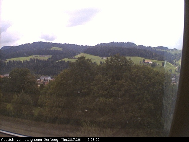 Webcam-Bild: Aussicht vom Dorfberg in Langnau 20110728-120500