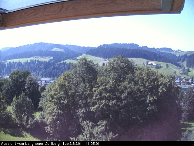 Webcam-Bild: Aussicht vom Dorfberg in Langnau 20110802-110501