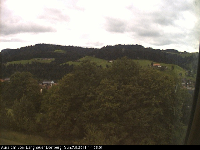 Webcam-Bild: Aussicht vom Dorfberg in Langnau 20110807-140501
